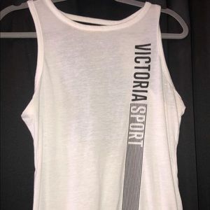 VS workout backless tank